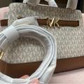 Michael Kors Bags | Brand New Michael Kors Bag. Small Bag But Fits A Lot Perfect For Day To Day Use | Color: Brown/White | Size: Os