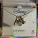 Disney Jewelry | Disney's Minnie Mouse 3-Piece Crystal Charm Necklace | Color: Gold/Silver | Size: 18” + 2” Extension