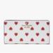 Kate Spade Bags | Kate Spade Madison Heartfelt Geo Boxed Large Slim Bifold Wallet Nwt In Package | Color: Red/White | Size: Os