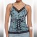 Disney Tops | Hot Topic Disney Peter Pan Tinker Bell Mushroom Lace-Up Girls Cami | Color: Black/Green | Size: S