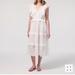 J. Crew Dresses | J Crew Women’s Ruffle-Sleeve Cotton Voile Dress | Color: White | Size: Xl