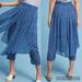 Anthropologie Pants & Jumpsuits | Anthropologie Hd In Paris Skirted Waterfront Pants Blue Patterned Size 2 | Color: Blue/White | Size: 2
