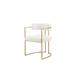 Everly Quinn Torr Metal Arm Chair Upholstered/Metal in White | 29 H x 21 W x 20 D in | Wayfair 5CAA9D2CEE5848D292B396ABD11321D4