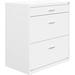 Lorell Soho 30" Wide Pencil Drawer Lateral File Cabinet Metal/Steel in White | 31.8 H x 30 W x 17.6 D in | Wayfair LF318BBWE