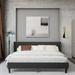 Latitude Run® Queen Size Bed Frame Upholstered/Linen in Gray | 39 H x 81 W x 81 D in | Wayfair 0B6A09C127B34F56A76B063E41FB9052