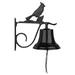 Whitehall Products Large Bell w/ Cardinal in Black | 6 H x 9.5 W in | Wayfair 04008