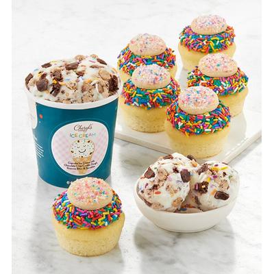 Cupcake Cookie Dough Ice Cream And Cupcakes by Cheryl's Cookies
