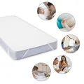 Juste de matelas imperméable en coton éponge drap de lit anti-acariens protège-matelas