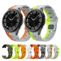 Bracelet en Silicone pour Samsung Galaxy Watch 6 Classic 47mm 43mm/4 Classic 46mm 42mm Bracelet