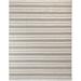 Granberg Casual Stripes, Gray/Ivory, 4' x 6' Accent Rug - Feizy 722R0560GRY000C00