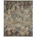 Pierson Bohemian & Eclectic Ikat, Taupe/Tan/Orange, 8' x 8' Round Rug - Feizy LEYR0563CHLMLTN80
