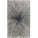 Orin Mid-Century Modern Abstract, Ivory/Gray/Blue, 5' x 8' Area Rug - Feizy 694R39LTIVYSLVE10