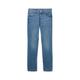 TOM TAILOR Damen Alexa Straight Jeans, blau, Uni, Gr. 32/30