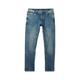 TOM TAILOR Herren Regular Tapered Jeans mit recycelter Baumwolle, blau, Uni, Gr. 31/30