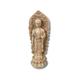 Chinesische Jade Buddha Skulptur I Mini Buddhafigur, Hochwertige Vintage Kunst aus China, Buddhistische Figur aus Stein