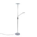 Lampadaire LED en Métal Argent