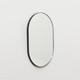 Capsula Capsule shaped Modern Customisable Mirror with a Bronze Patina Frame, XL