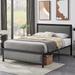 VECELO 3-Pieces Bedroom Set, Bed Frame with Nightstand Set of 2