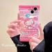 Hello Kitty Lanyard Chain Silicone Case for Iphone 14 13 12 11 Pro XS Max XR Cover for 14promax 14plus 13 Promax Cute Case Gift