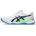 Asics Herren Trainingsschuhe GEL-TACTIC 12, weiss / blau, Gr. 43,5EU