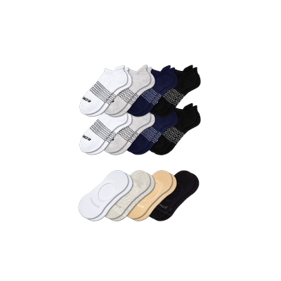 Women's Best Seller Socks 12-Pack - Mixed Solids - Small - Cotton Blend - Bombas