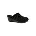 Skechers Wedges: Black Print Shoes - Women's Size 9 1/2 - Round Toe
