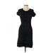 Roberto Cavalli Casual Dress - Sheath: Teal Marled Dresses - Women's Size 46