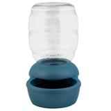 Pearl Blue Replendish Gravity Automatic Pet Waterer with Microban, Water Dispenser Station, Cats and Dogs, 0.5 Gallon, X-Small, Blue / Transparent