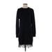 Thakoon Collective Casual Dress - Sweater Dress: Black Dresses - Women's Size Medium