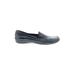 Walking Cradles Flats: Blue Print Shoes - Women's Size 9 1/2 - Almond Toe