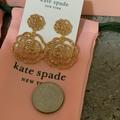 Kate Spade Jewelry | Kate Spade Vintage Roses Earrings | Color: Gold | Size: Os