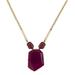 Kate Spade Jewelry | Kate Spade Set In Stone Long Statement Pendant Necklace | Color: Gold/Purple | Size: Os