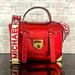 Michael Kors Bags | Michael Kors Manhattan Medium Satchel Crossbody Shoulder Bag Purse $598 | Color: Red | Size: Os