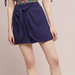 Anthropologie Shorts | Anthropologie Hei Hei Leia Tie Knot Front Shorts | Color: Blue | Size: L