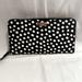 Kate Spade Bags | Kate Spade Shore Street Lacey Dot Zip Wallet With Wrist Strap | Color: Black/White | Size: Os