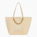 Rebecca Minkoff Bags | $448 Nwt Rebecca Minkoff Leather Simple Chain Tote Shoulder Bag Handbag Latte | Color: Cream | Size: Os