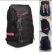 Nike Bags | Backpack Nike Elite Pro Black Basketball Football Bolso | Color: Black/Pink | Size: Os