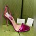 Gucci Shoes | Gucci Nappa Silk Fucsia Sandals. Size 40.5. New With Box | Color: Pink | Size: 40.5