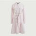 J. Crew Dresses | Jcrew Seersucker Pink And White Belted Dress | Color: Pink/White | Size: 10p