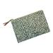 Madewell Bags | Madewell Leather Pouch Clutch In Animal Printed Calf Hair Sage Mist Nwt | Color: Black/Green | Size: Os