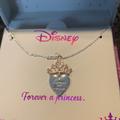Disney Accessories | Disney Necklsce Forever A Princess - New In Box - 18” Chain | Color: Pink/Silver | Size: 18” Chain With 1” Pendant