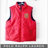 Polo By Ralph Lauren Jackets & Coats | Like New Authentic Ralph Lauren Polo Signature Boys Reversible Puffer Vest Sz 5 | Color: Blue/Red | Size: 5b