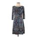 Gilli Casual Dress - A-Line: Blue Dresses - Women's Size Small