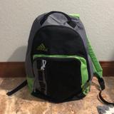 Adidas Bags | *5 For $25* Adidas Green, Grey And Black Backpack | Color: Black/Green | Size: Os