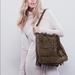 Free People Bags | Free People Ashbury Fringe Vegan Leather Olive Green Tote. | Color: Green | Size: 16.5" Wide 13" Height