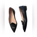 J. Crew Shoes | J. Crew Black Leather Pointed Toe Loafers Flats | Color: Black | Size: 5.5