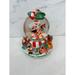 Disney Accents | Disney Mickey And Minnie Candy Cane Snowglobe Musical Multicolor Size 8.5" X 7" | Color: Green/Red | Size: Os
