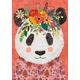 AmsoAn Panda with Flowers Wooden Puzzle Jigsaw Puzzles Adult Jigsaw Collection Game Puzzle Educational Games Puzzles Games Educational Games/1000Pcs