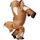 dressforfun Inflatable Horse Costume | Battery-Operated and Ready To Use In Seconds | Maximum Freedom Of Movement