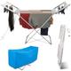 CUQOO Electric Heated Clothes Airer - Foldable Electric Clothes Dryer Energy Efficient,50Hz/230W - Winged Clothes Dryer Rack, 14m Drying Space Indoor Stable Drying Heated Airer | 148 x 56 x 92cm